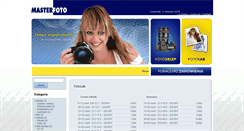 Desktop Screenshot of masterfoto.eu